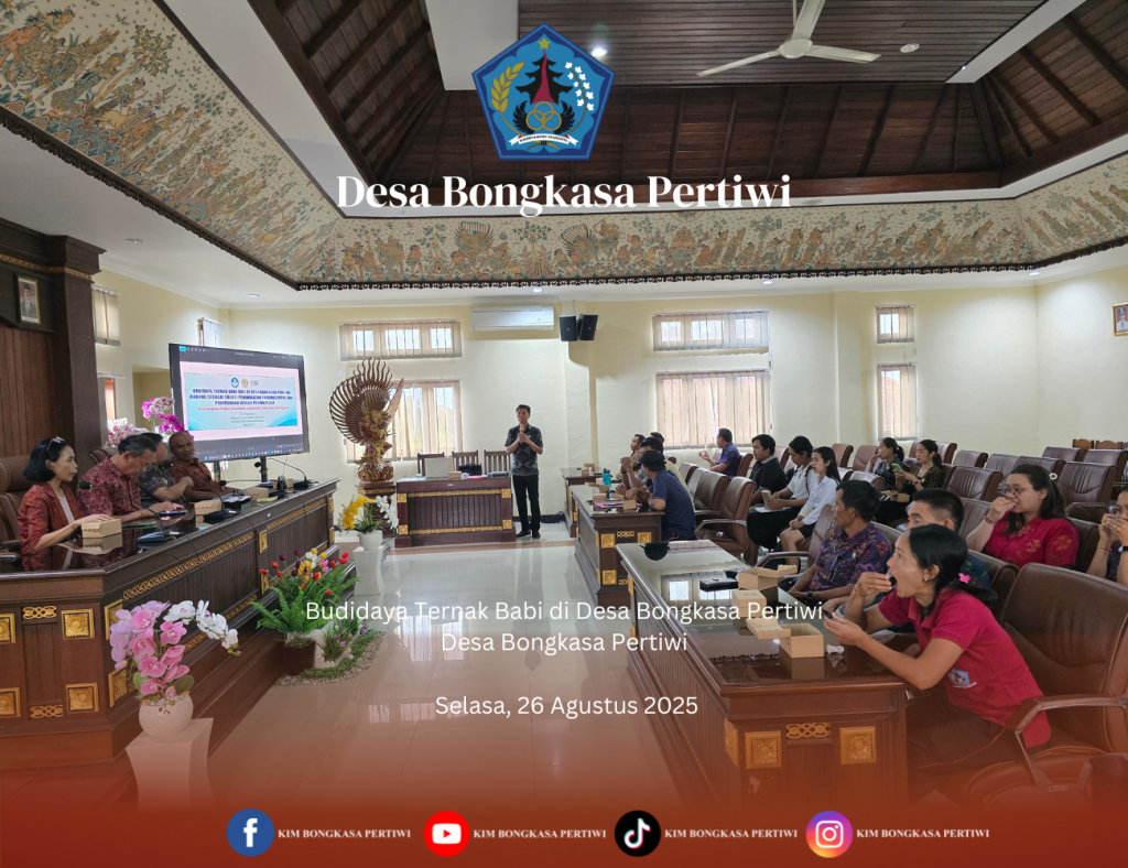 Budidaya Ternak Babi di Desa Bongkasa Pertiwi